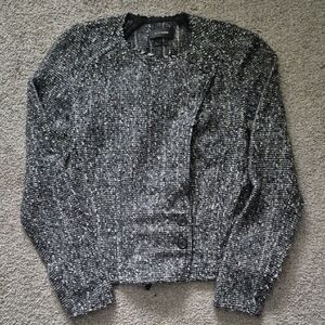 Isabel Marant Black and White‎ Tweed Jacket - Size: 36